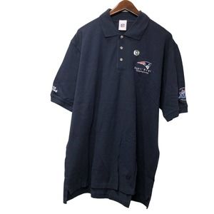 NFL Super Bowl XXXIX Shirt Men's XL Patriots Sports Illustrated 2005 Navy Blue